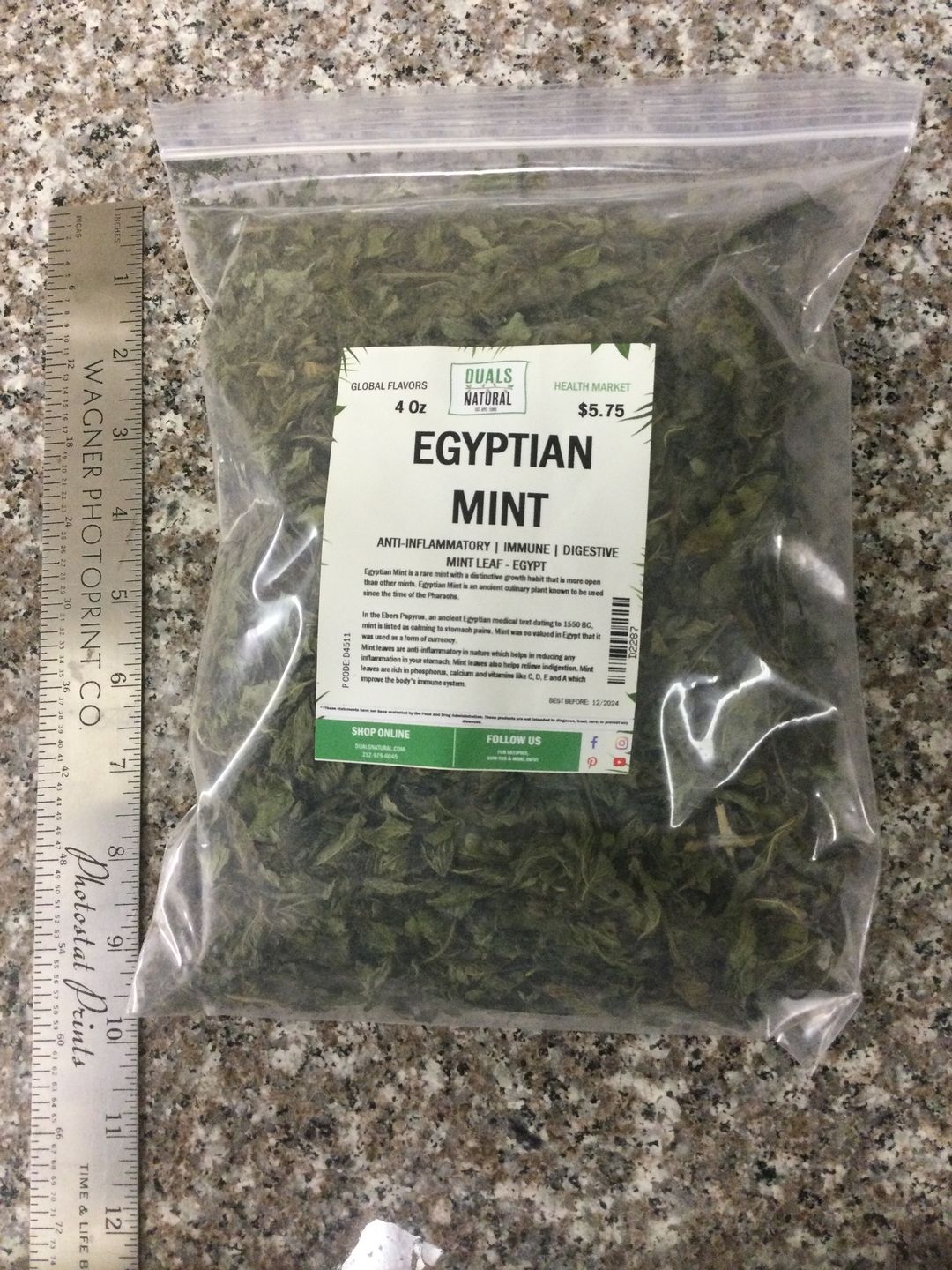 Customer photo review of EGYPTIAN MINT LEAF