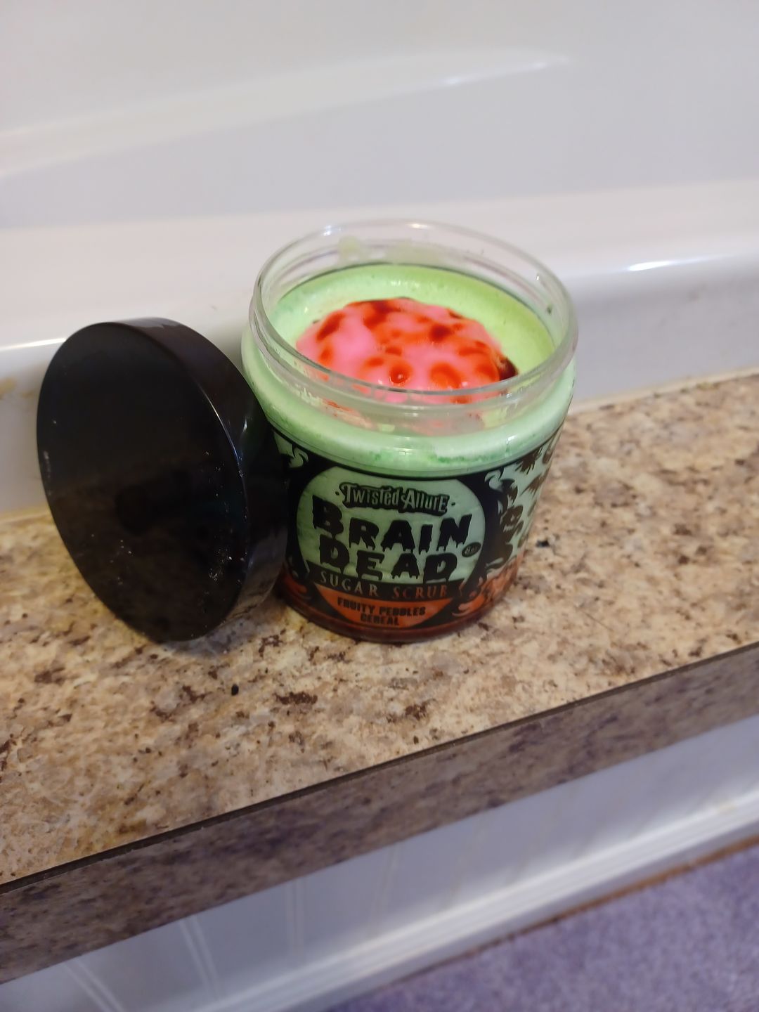 Customer photo review of Brain Dead  Sugar Scrub (Fruity Pebbles Cereal)