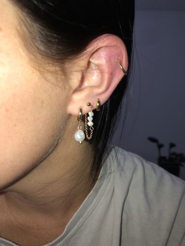 Customer photo review of Nice Earring set