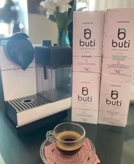 Customer photo review of CAFÉ EM CÁPSULA BUTI CHOCOLATE TRUFADO 50G