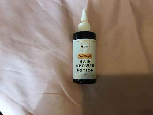 Customer photo review of Hair Growth Potion - Extra Strength