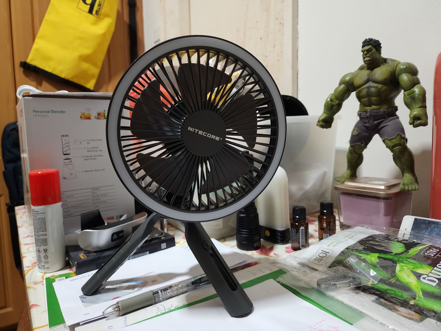 Customer photo review of NEF10 - LED Fan (10,000mAh)