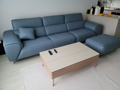 Customer photo review of NEW CLEVER - Sofa văng bọc da