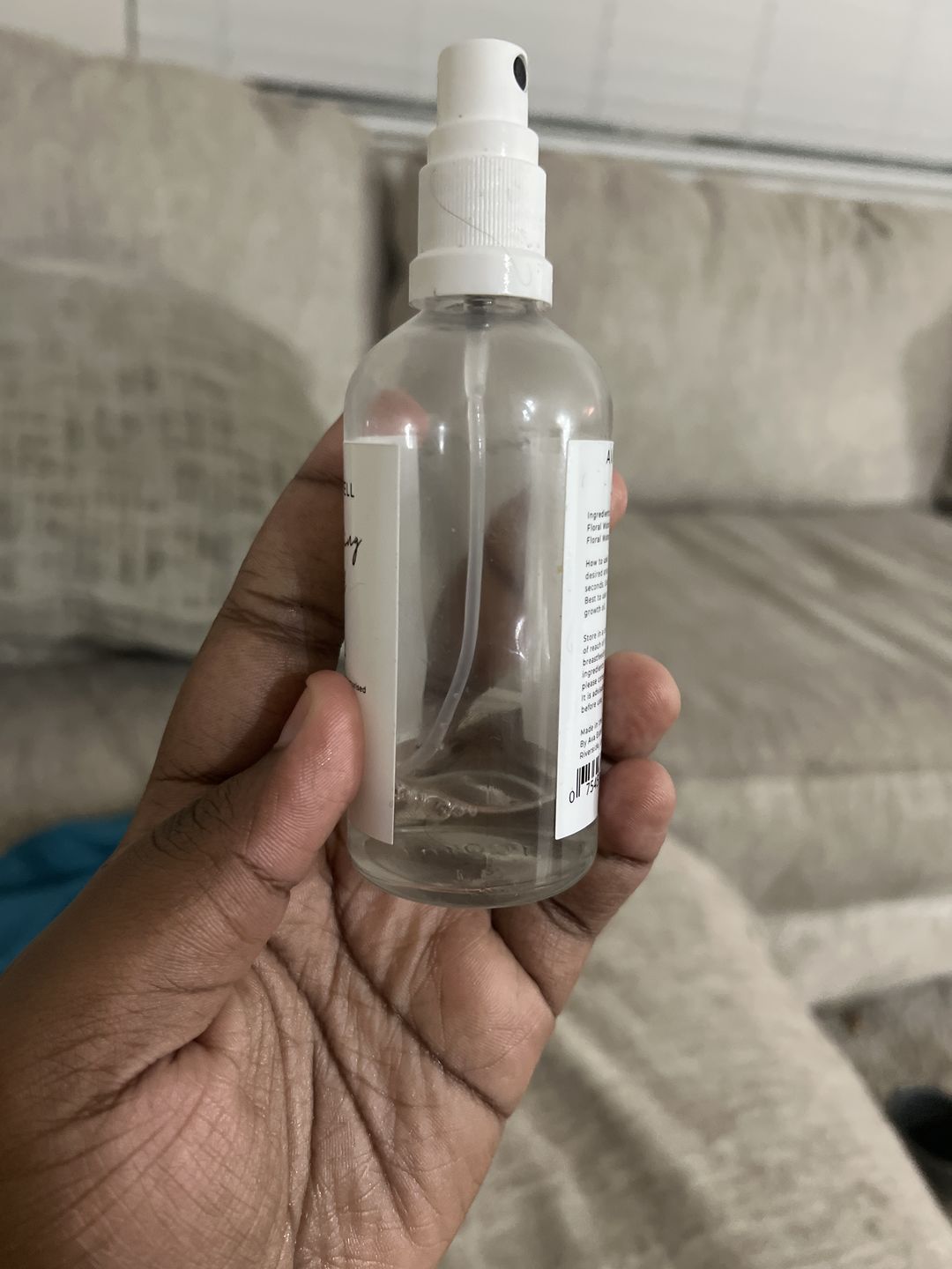 Customer photo review of Hydrating Hair Mist