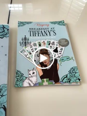 Customer video review of Breakfast at Tiffany's Planner Cover