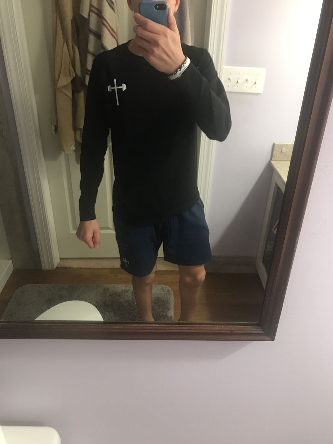 Customer photo review of Long Sleeve Performance Tee