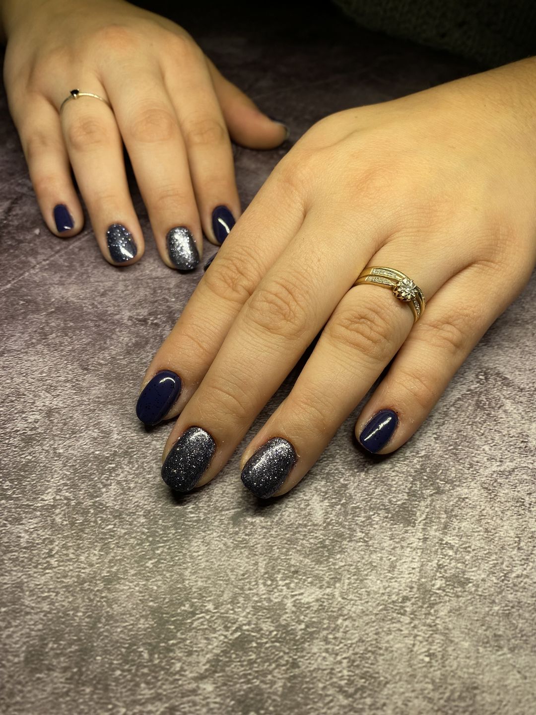 Customer photo review of Semilac 420 Safari Night Blue UV Gel Polish 7ml