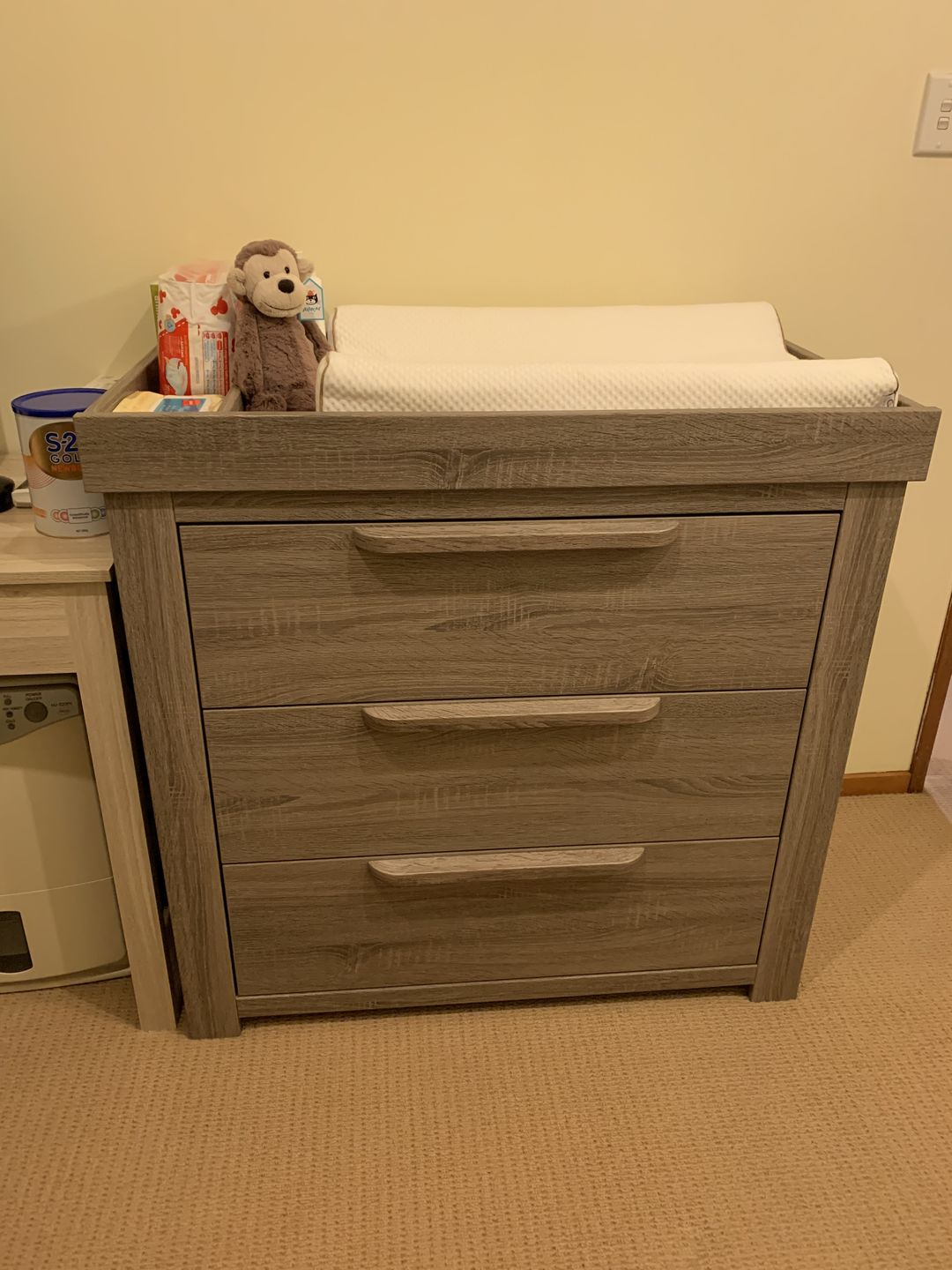 Customer photo review of Mamas and Papas Franklin Dresser Changer - Oak