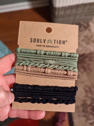 Customer photo review of Boho Hair Ties