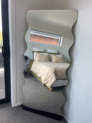 Customer photo review of Wavy Full Length Mirror