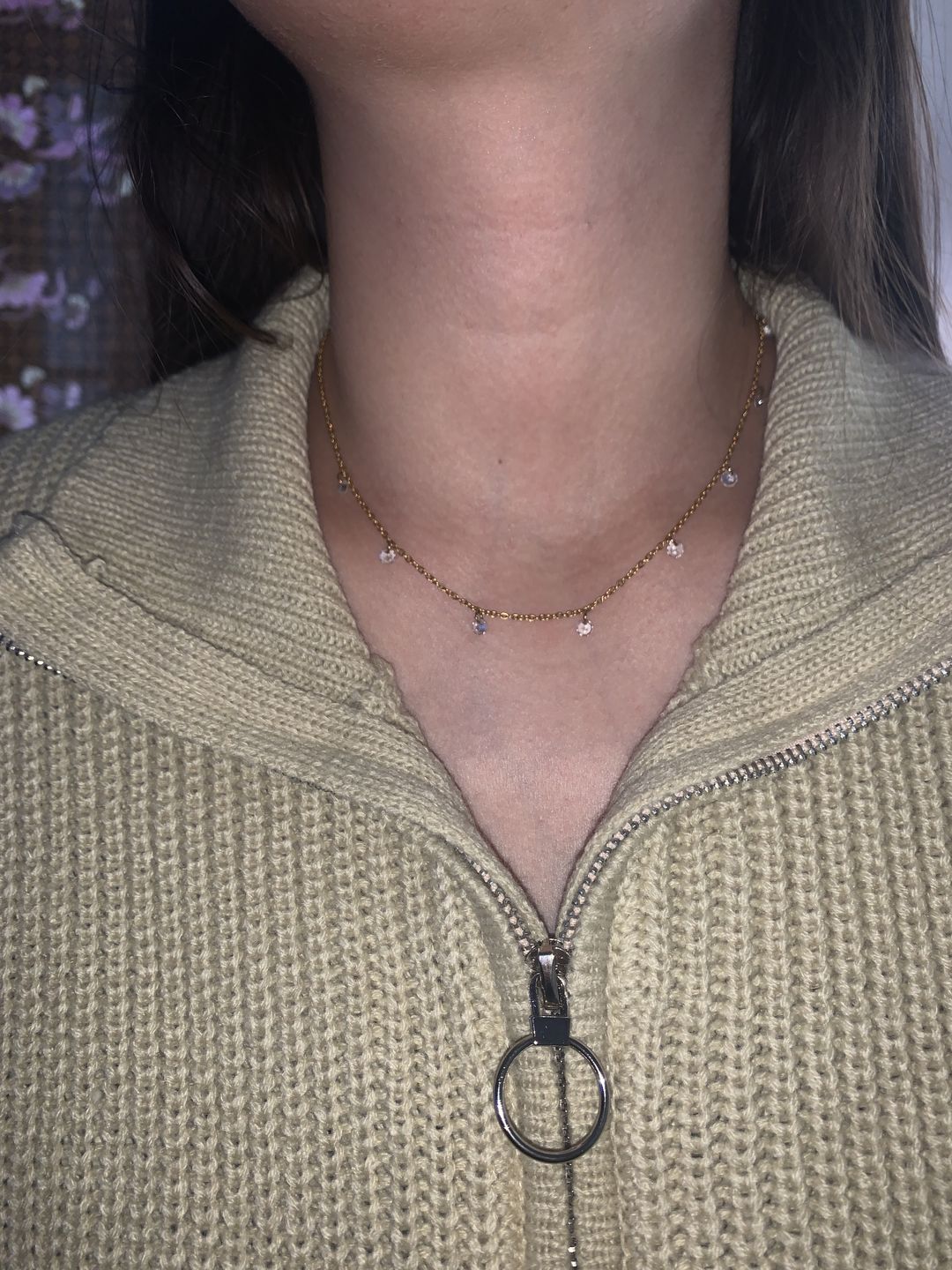 Customer photo review of Lynda Halskette | 18K vergoldet