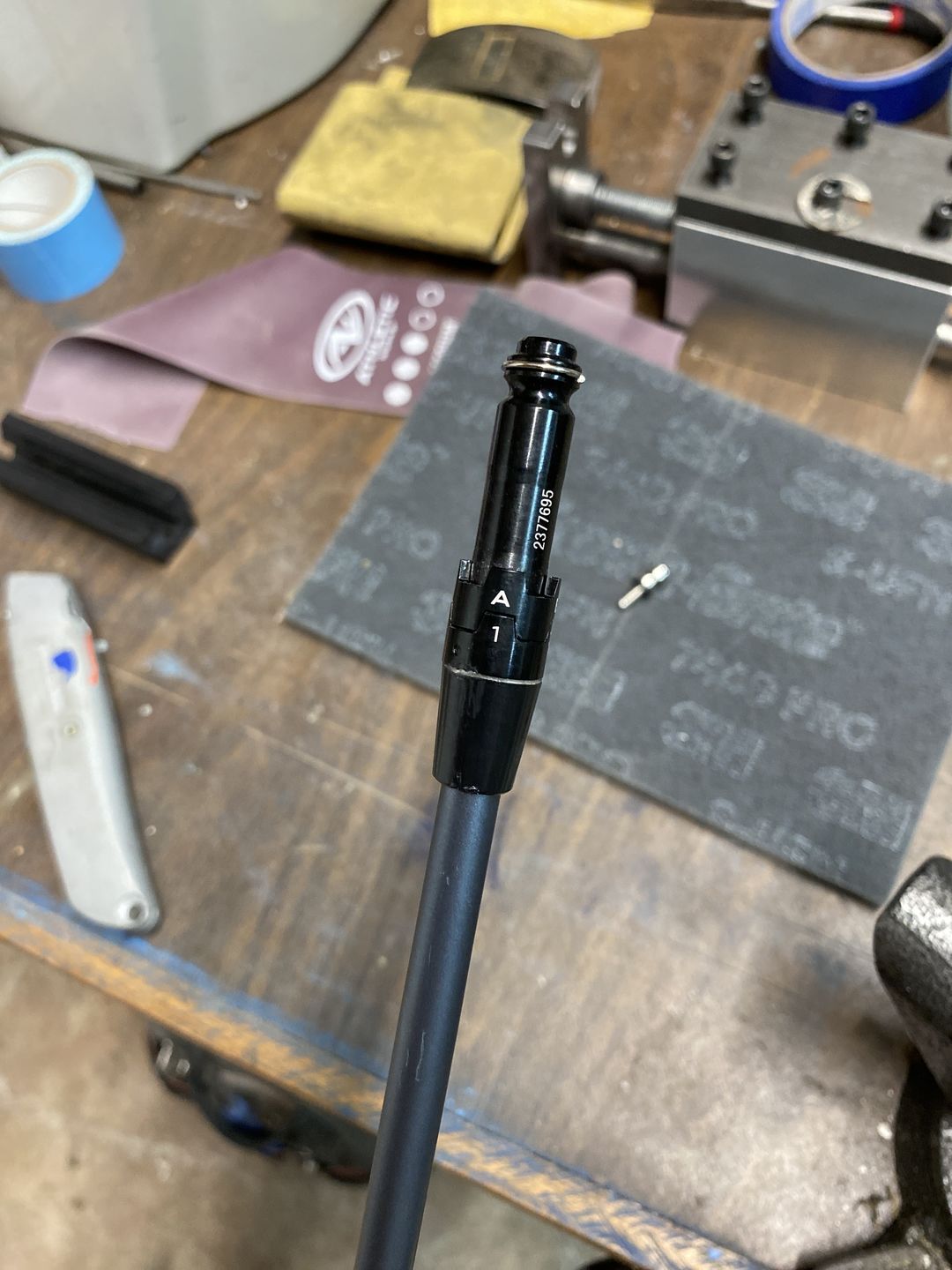 Customer photo review of Titleist SureFit Driver Compatible Shaft Adapter Sleeve
