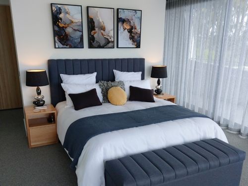 Customer photo review of Light On The Water | Abstract Art Trio