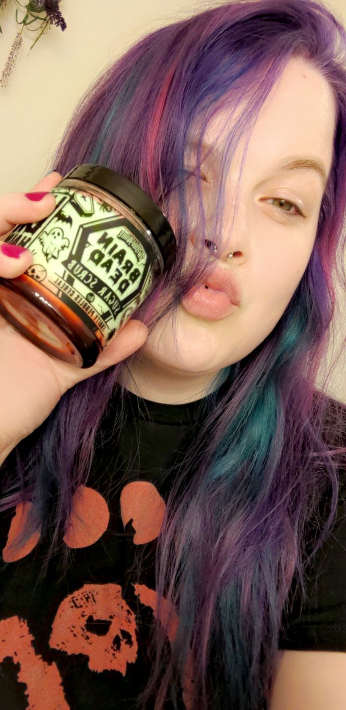 Customer photo review of Brain Dead  Sugar Scrub