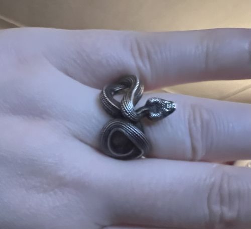 Customer photo review of Snake Ring