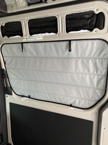 Customer photo review of Sprinter - Slider Door Shade