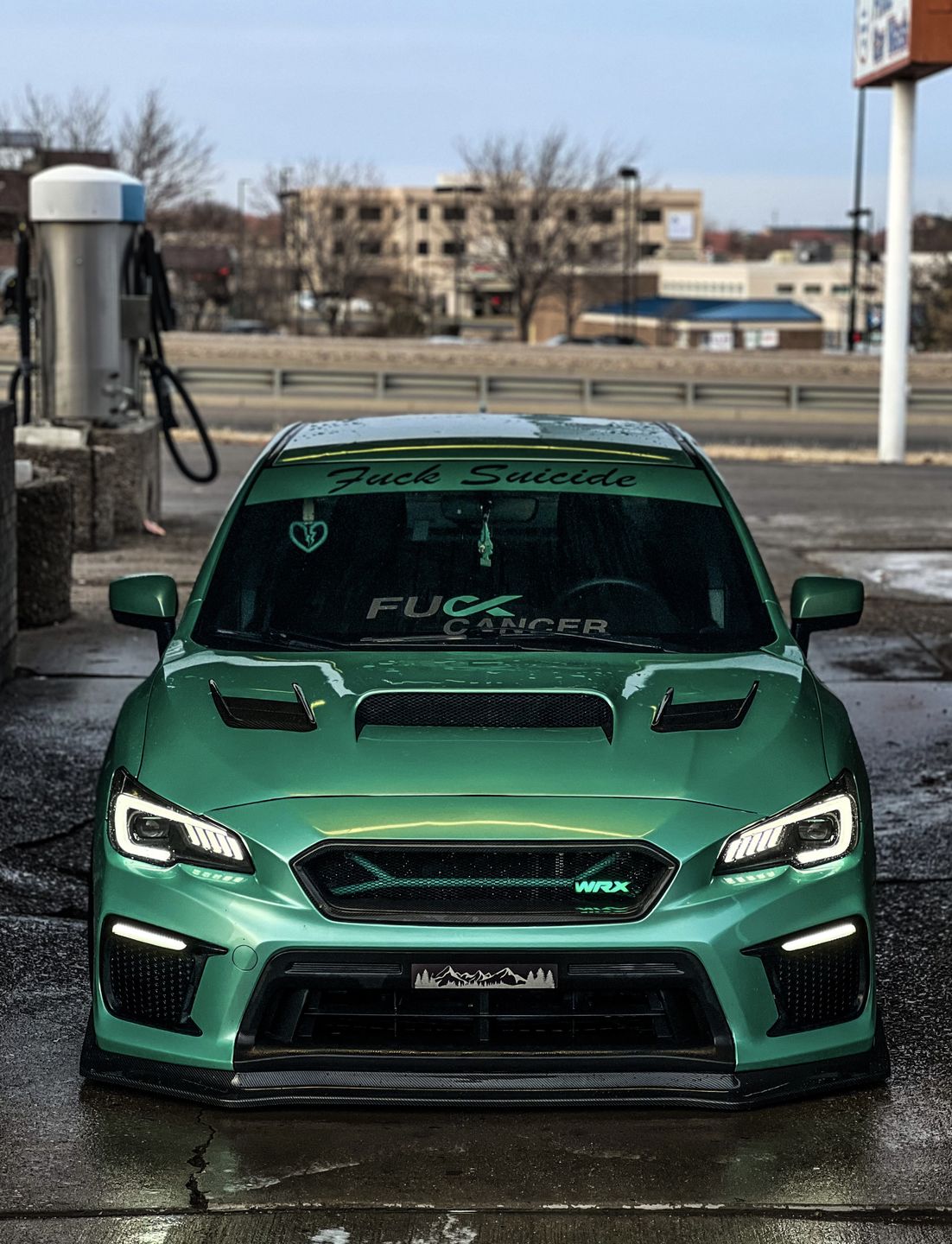 Customer photo review of 2018-21 Subaru CS WRX / STi Front Splitter Lip Ground Effect