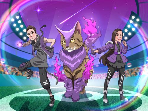 Customer photo review of Caricature dessinée à la main: Portrait Pokémon personnalisé