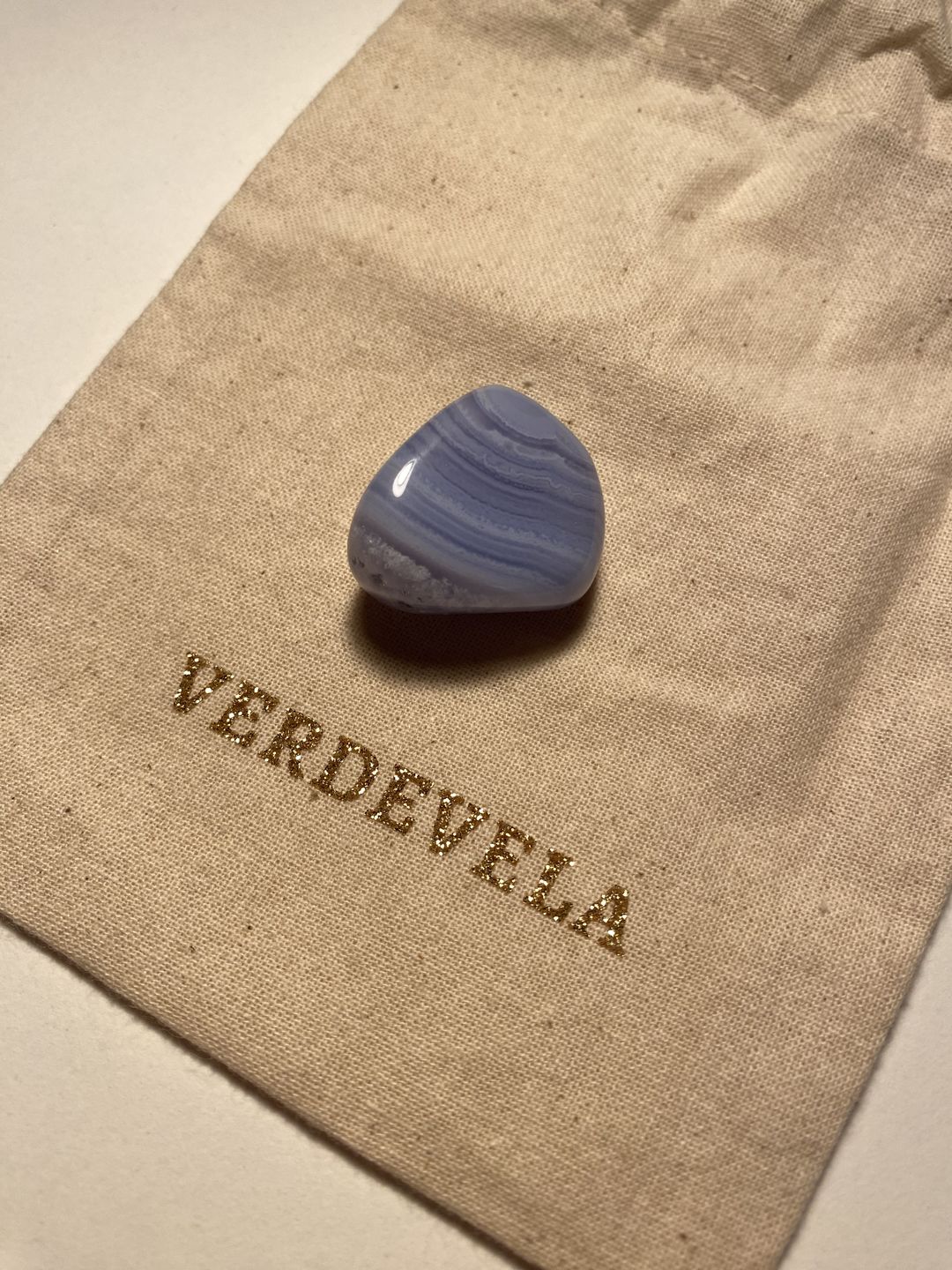Customer photo review of Calcedonia azul Rodado "A" | Calma - Comunicación