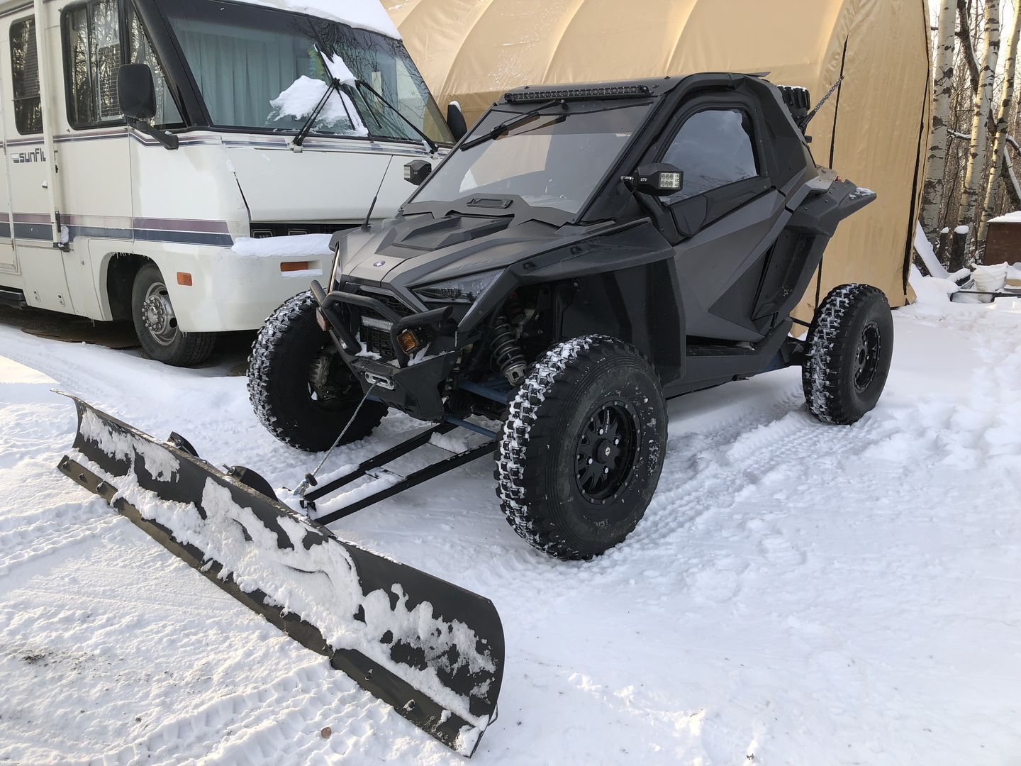 Customer photo review of 2020-2023 Polaris RZR PRO XP Turbo Sport Muffler, Slip-On Catless Sport Muffler