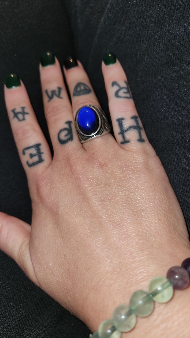 Customer photo review of New-Age Mood Ring