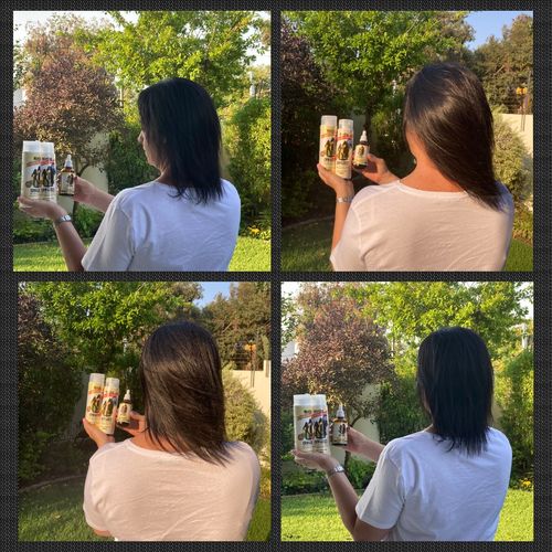 Customer photo review of Hair & Nail Herbs Tincture - Buy 1 Get 1 Free Offer