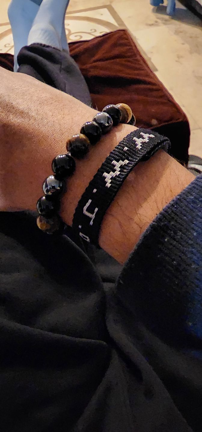Customer photo review of Triple Stone Protection Bracelet