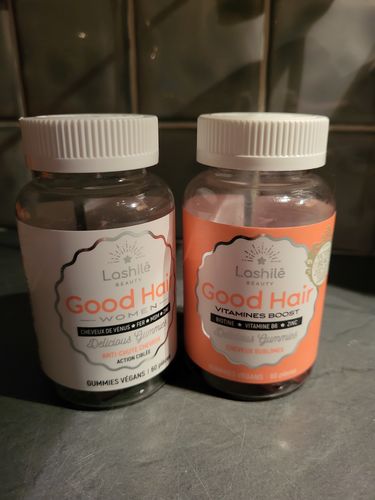 Customer photo review of Pack Hair et Hair Women anti-chute - 3 mois
