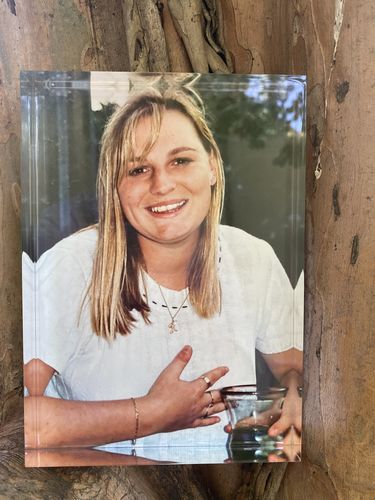 Customer photo review of 12.5 x 17.5 cm Free Standing Acrylic Photo Block