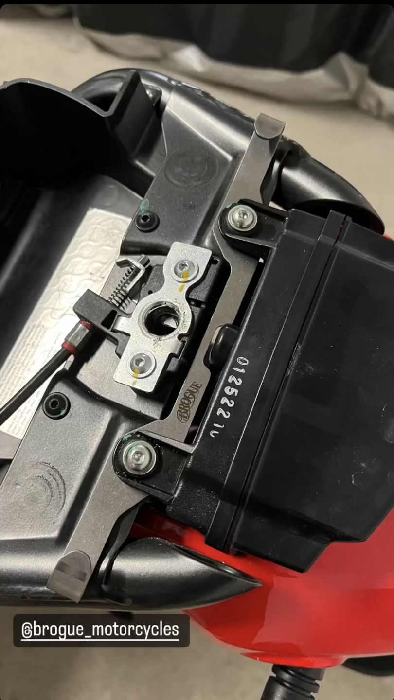 Customer photo review of Ducati Scrambler Helmet Hook (lock)