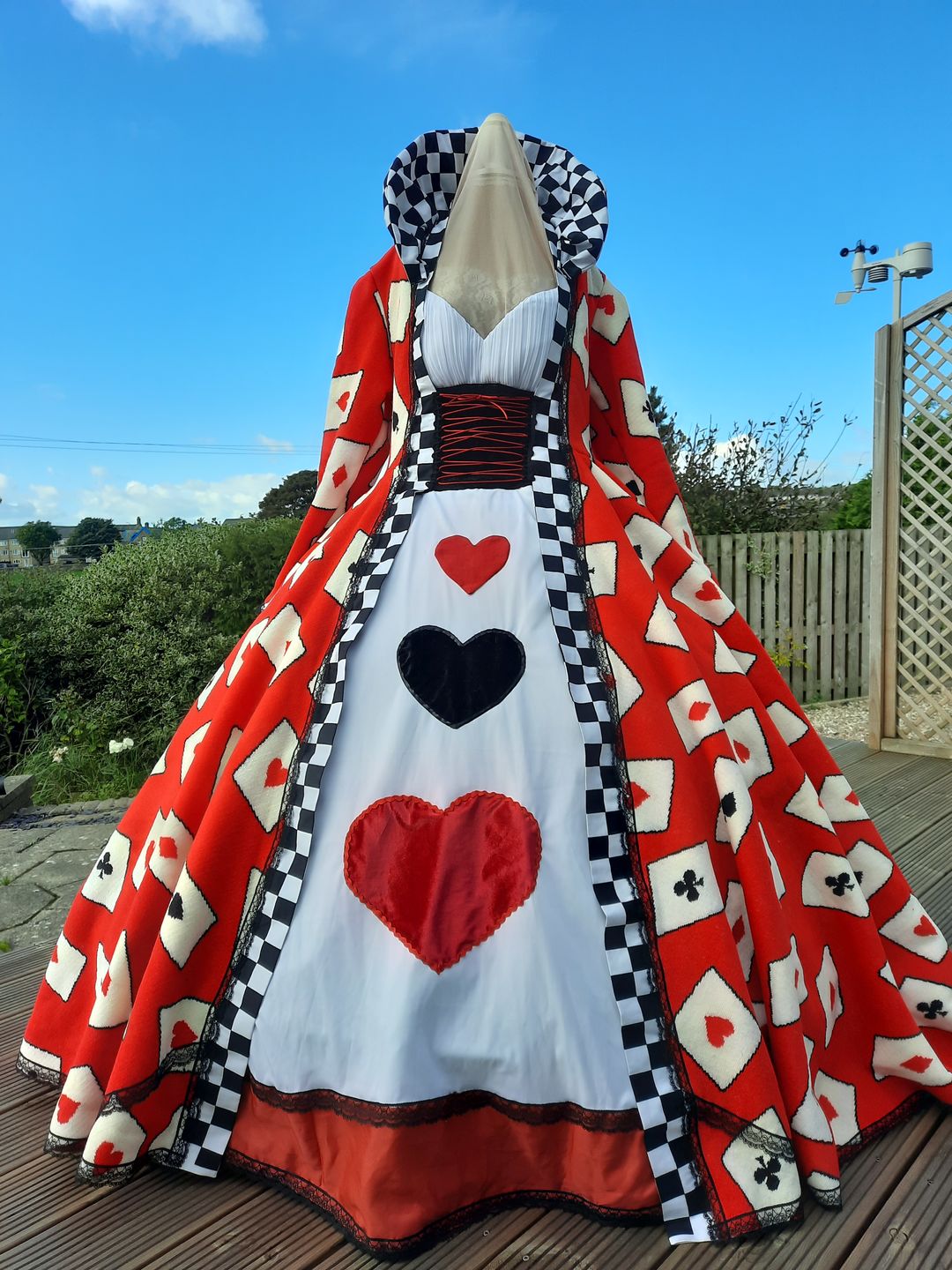 Customer photo review of Chef's Check Cotton Drill Fabric