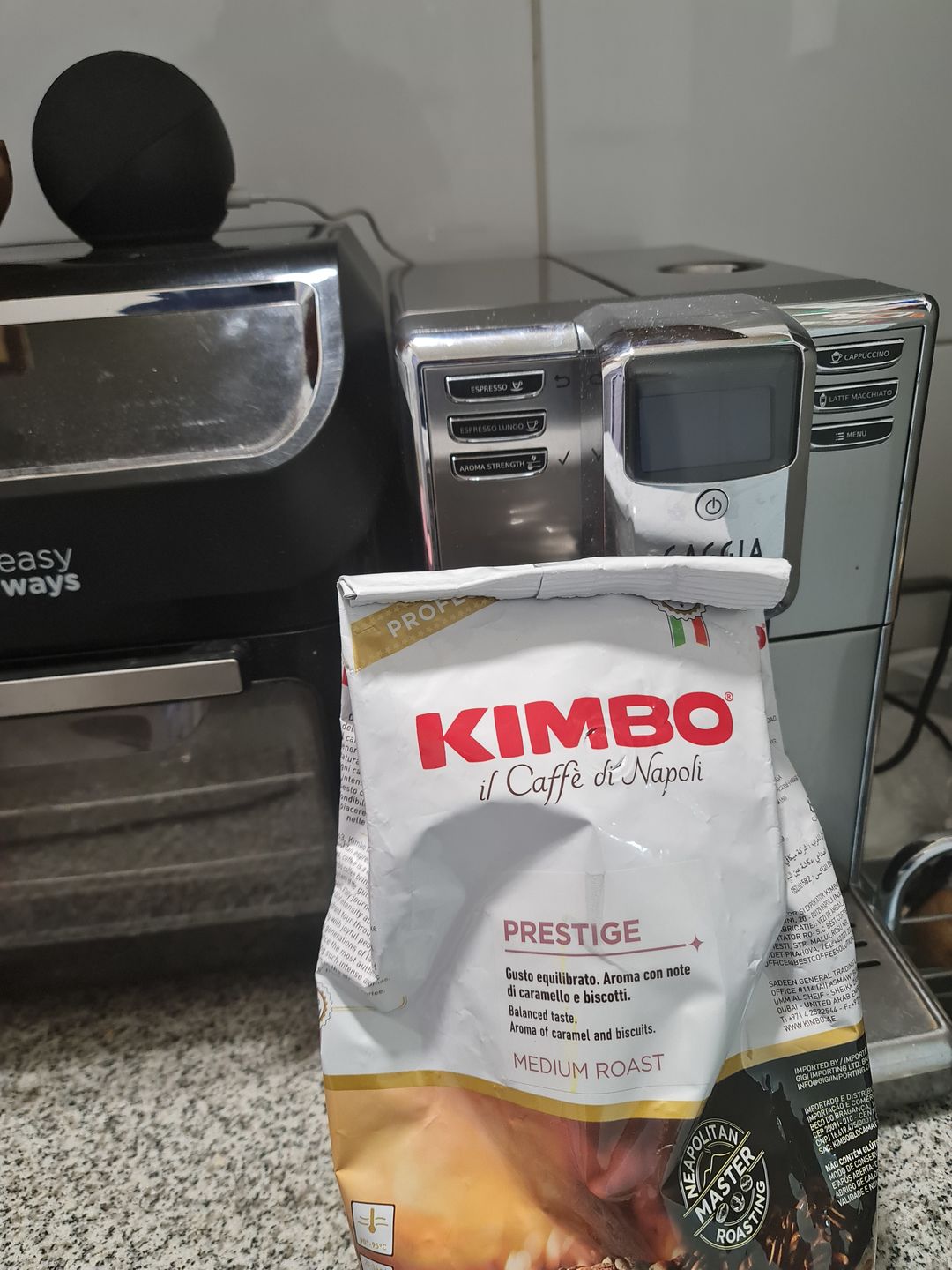 Customer photo review of Kimbo Prestige 1kg Grano Entero