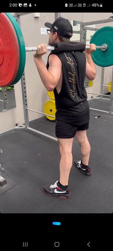 Customer photo review of Signature - Muscle Singlet - Black/ Gold