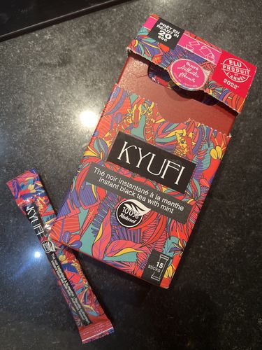 Customer photo review of THÉ NOIR INSTANTANÉ À LA MENTHE  SUCRÉ