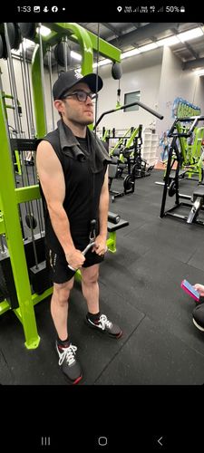 Customer photo review of The O G Shredded A-frame Cap - Black / White