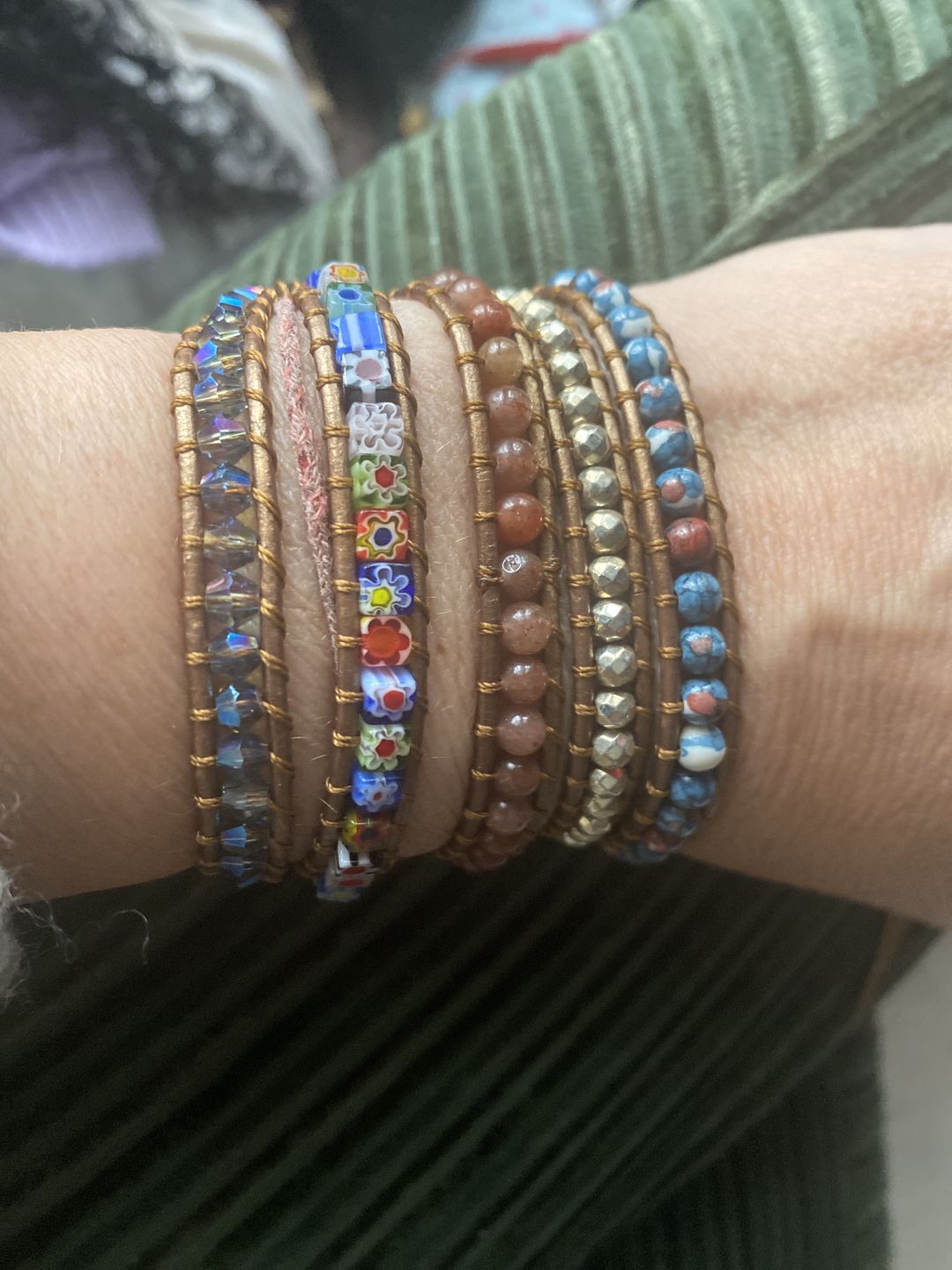 Customer photo review of Imperial Flower Protection Wrap Bracelet