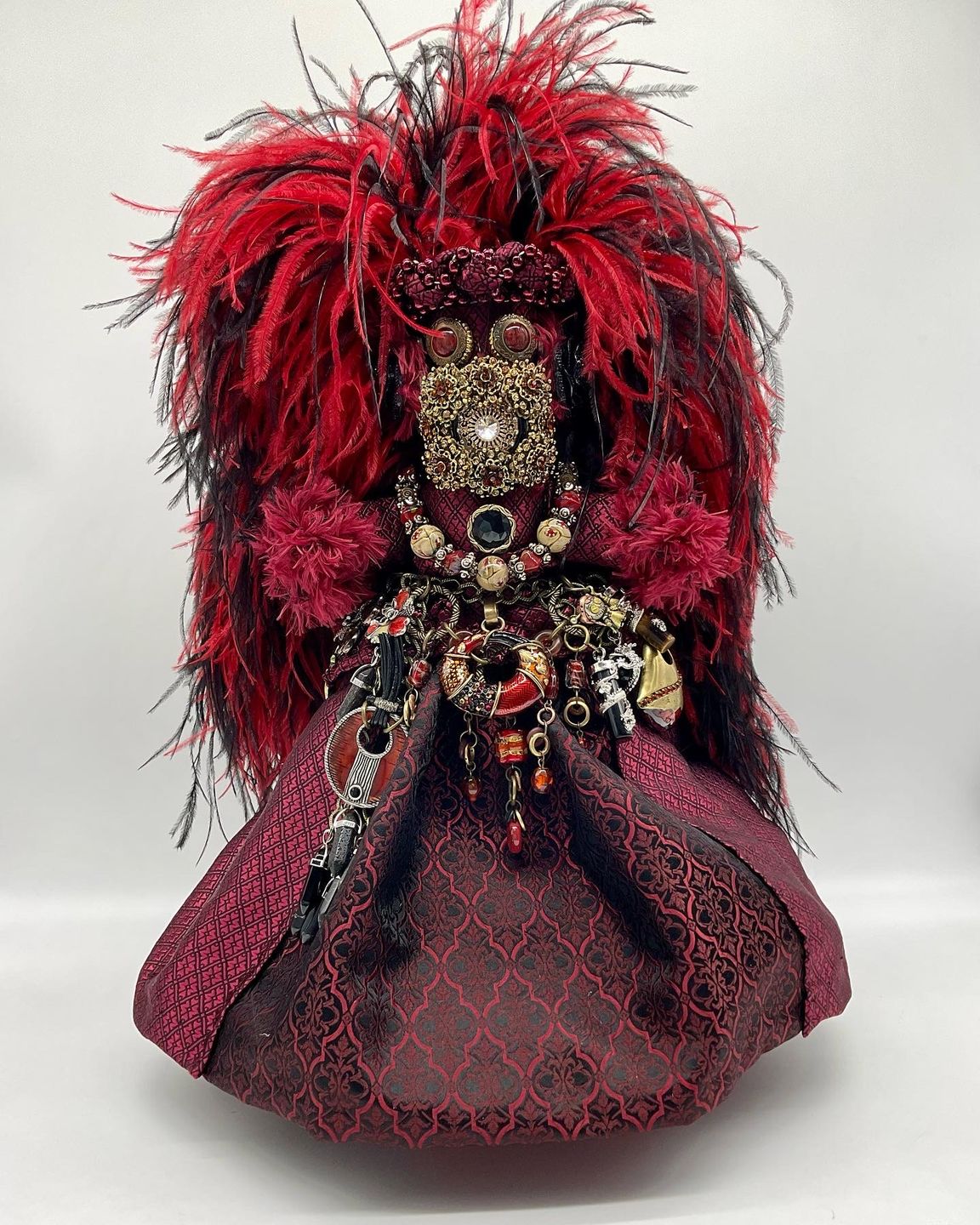 Customer photo review of Ostrich Two-Toned Boa