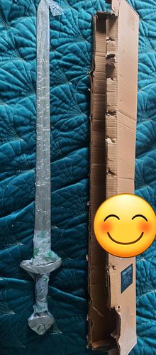 Customer photo review of Three Lobe Viking Sword