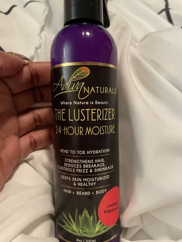 Customer photo review of The Lusterizer Hair & Skin Moisture - Cherry Pineapple