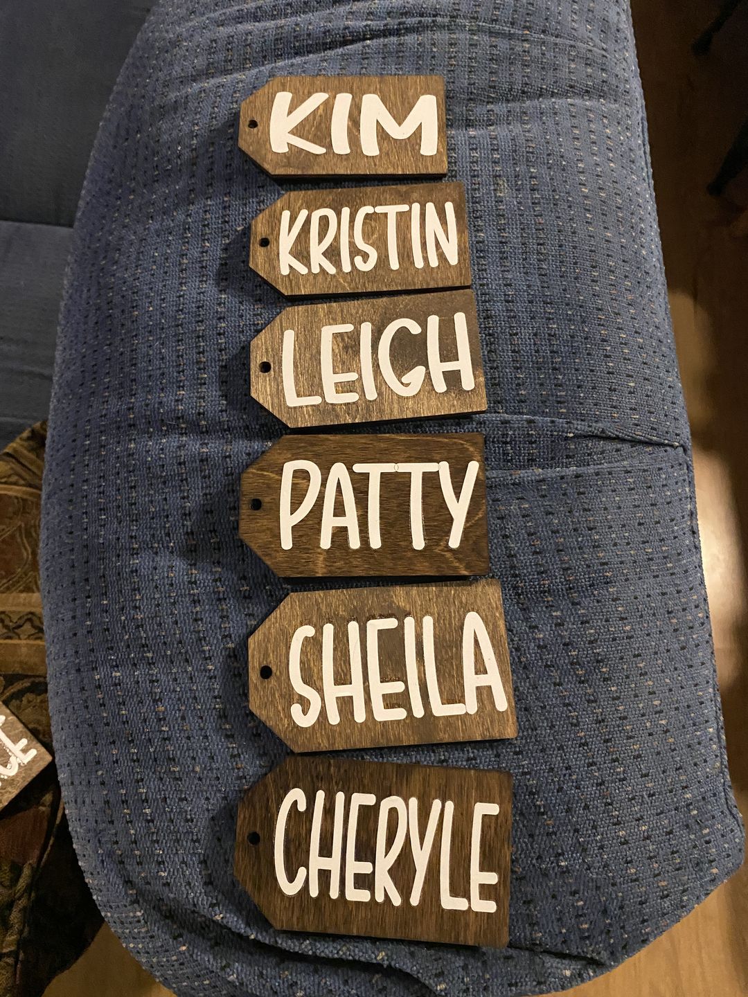 Customer photo review of Unfinished Wood Price Tag Product Tag Silhouette - Craft- up to 24" DIY