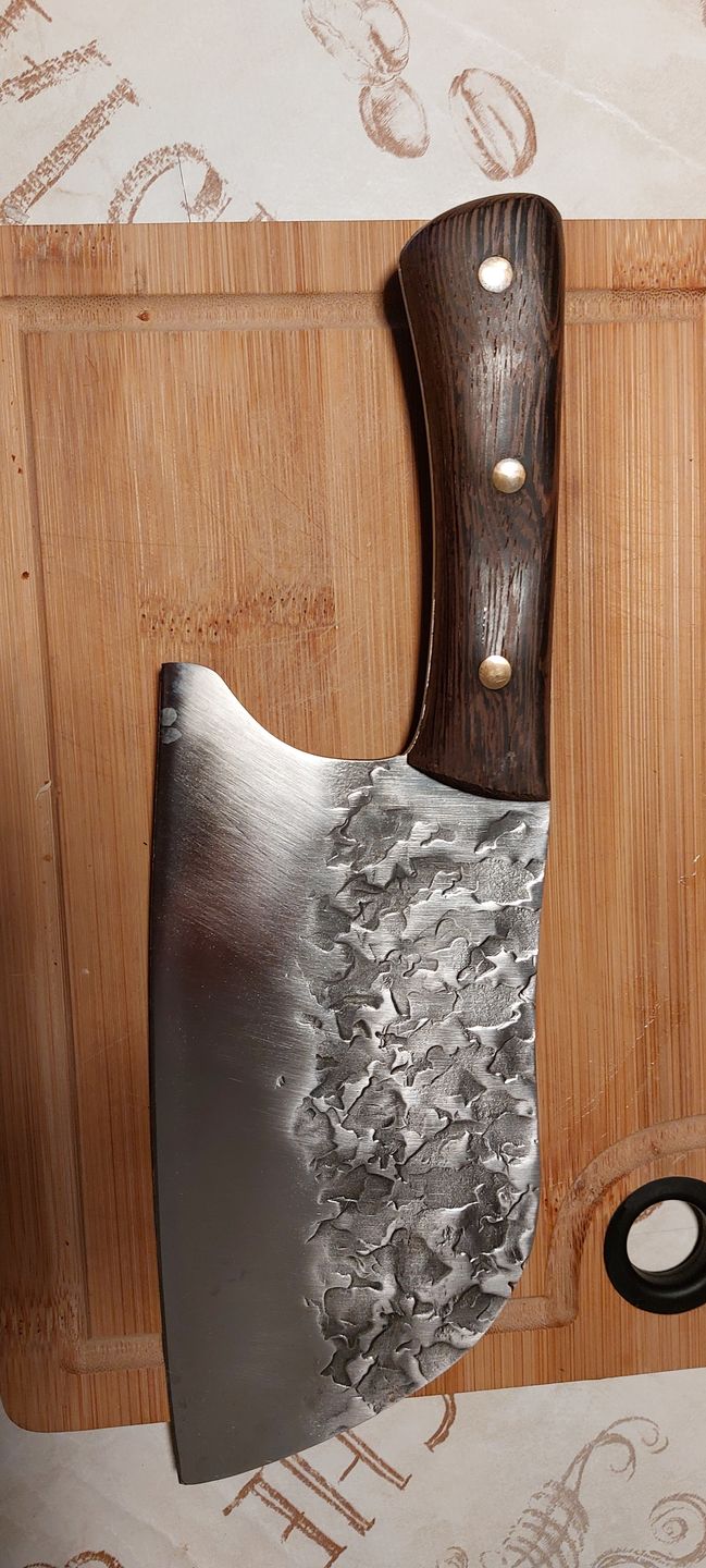 Customer photo review of Rustikales Hackmesser