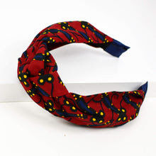 Customer photo review of Serre-Tête Noué - Rouge, Noir et Jaune