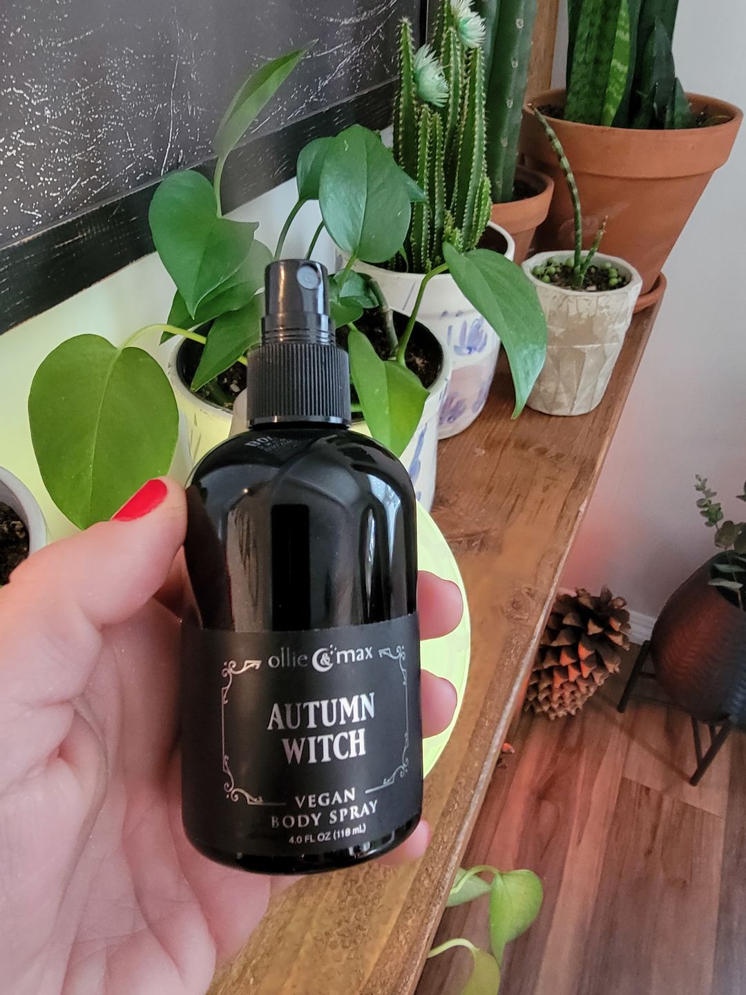 Customer photo review of Autumn Witch Body Spray
