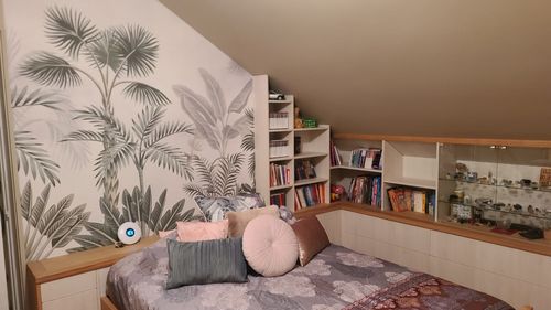 Customer photo review of Papier peint panoramique tendance exotique trees