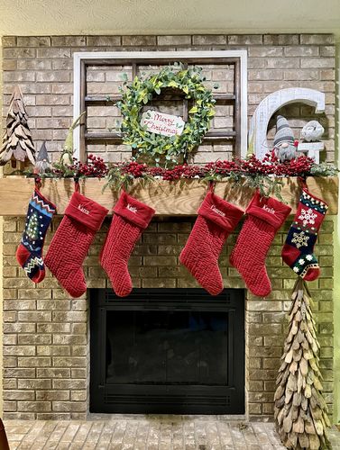 Customer photo review of Rustic Mantels