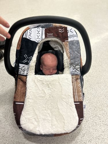 Customer photo review of Winter - Mudcloth Patchwork