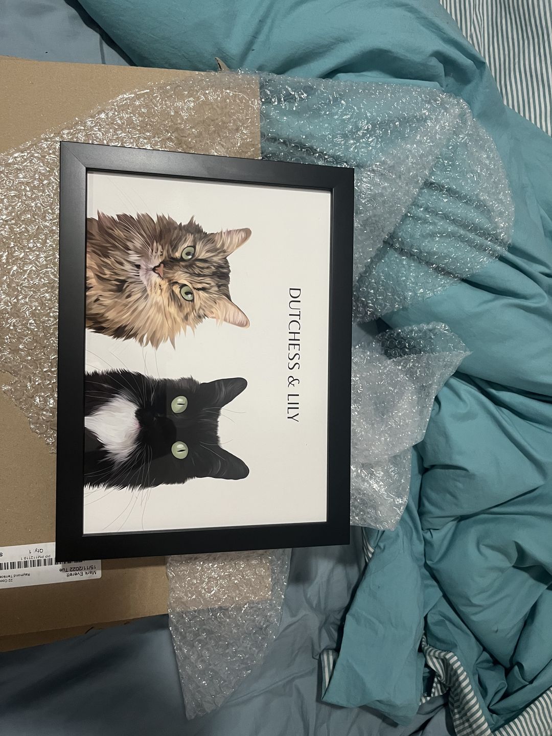 Customer photo review of Two-Pet Portrait