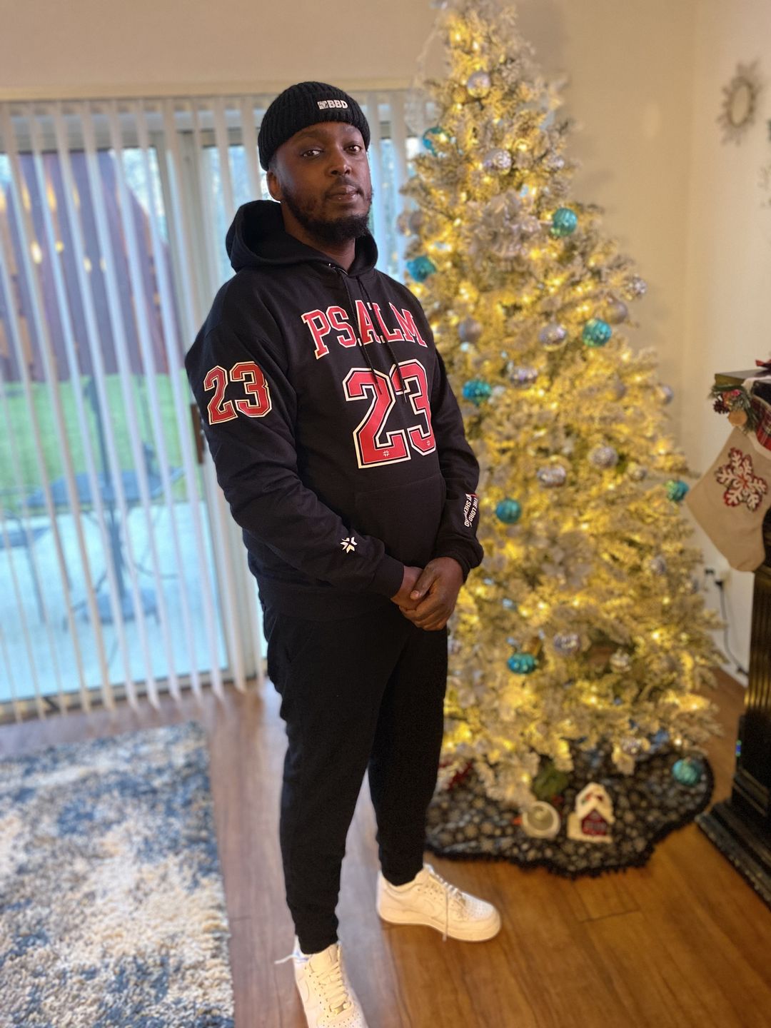 Customer photo review of PSALM 23 Hoodie