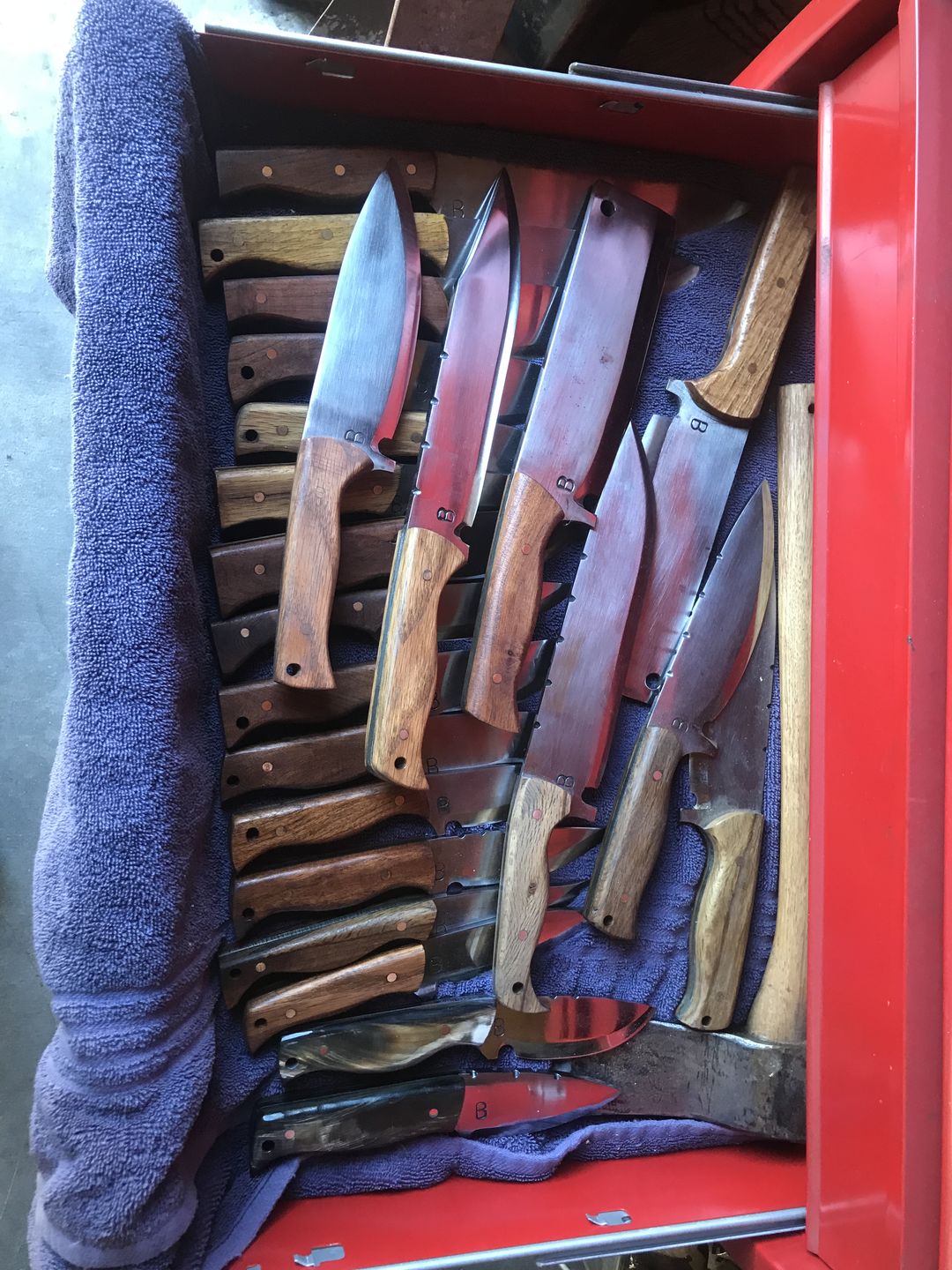 Customer photo review of 2" x 42" Sanding Belts for Stock Removal