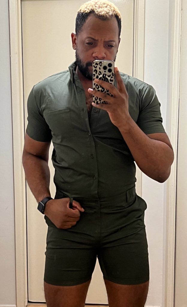 Customer photo review of Olive Mens Romper